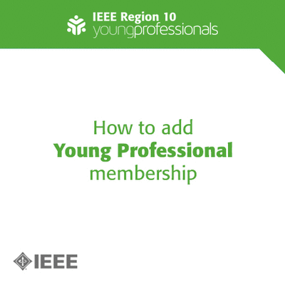 Read more about the article How to add Young Professionals membership to my IEEE membership?